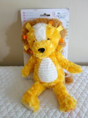 New SENSORY SNUGGLES Lion Plush Rattle Ribbon Crinkle – Land of Make Believe